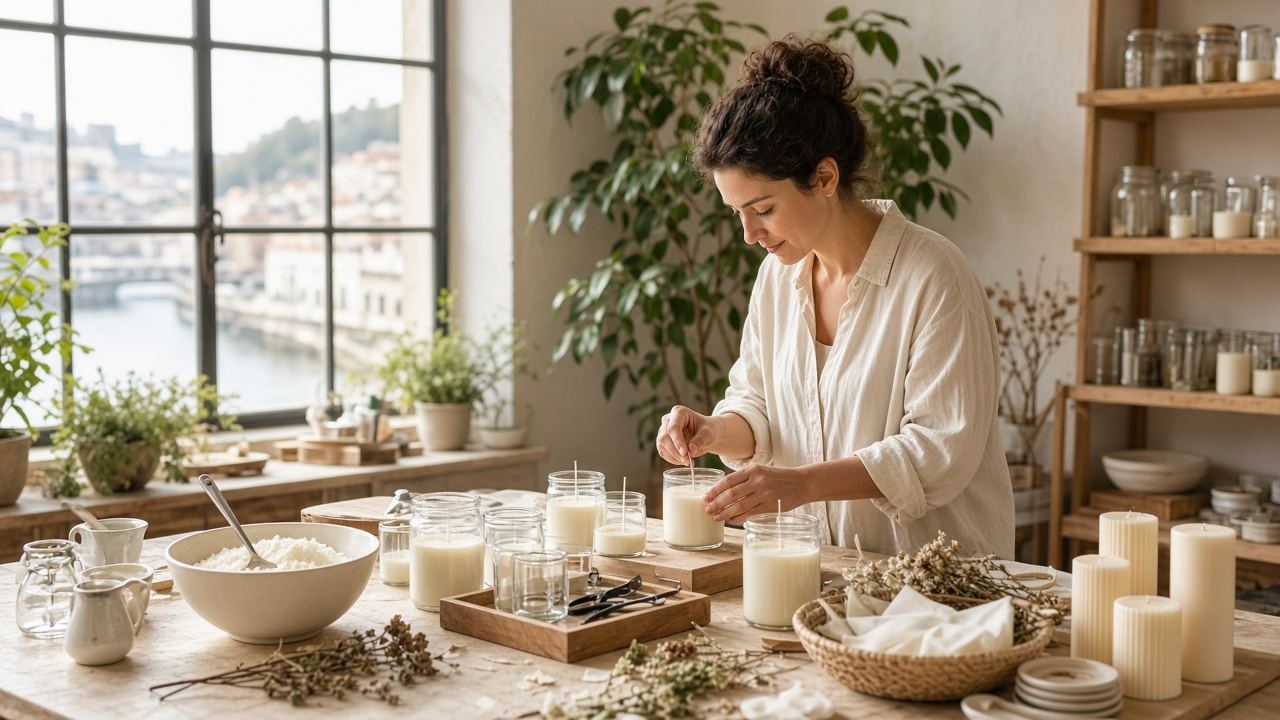 Candle making workshops full-bleed at Opallane Candle Atelier